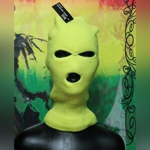 Ski Mask 3 Holes 👀+Mouth 👄 One Size Fits All 💛